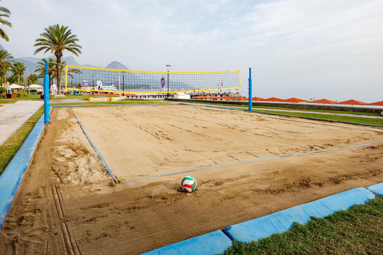 Aqi Hydros Club Hotel Kemer Exterior photo A beach volleyball court