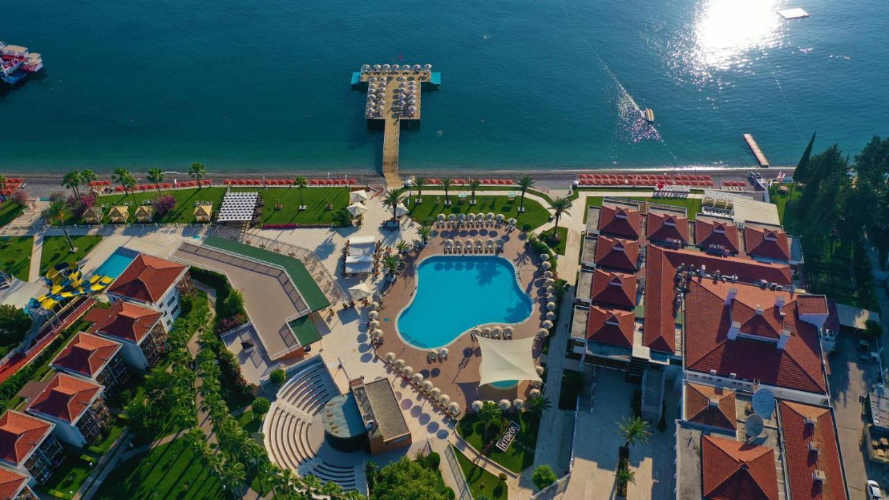 Aqi Hydros Club Hotel Kemer Exterior photo Aerial view of the hotel