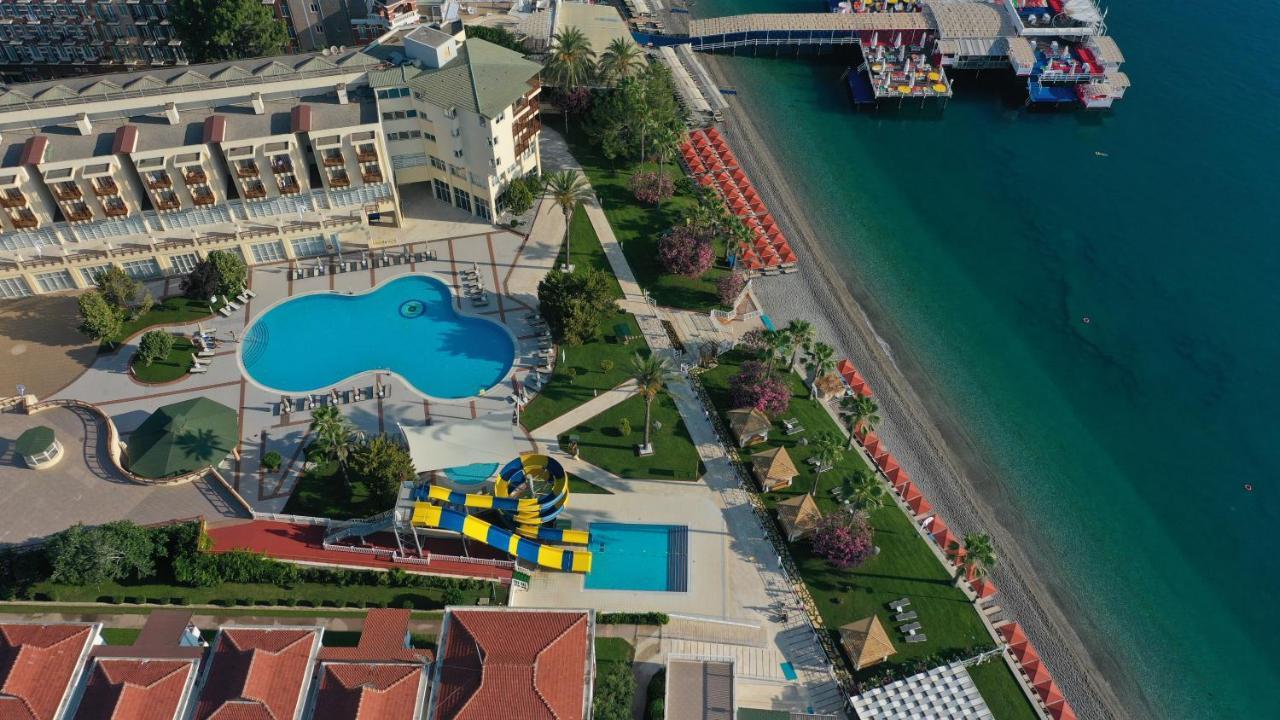 Aqi Hydros Club Hotel Kemer Exterior photo Aerial view of the beach