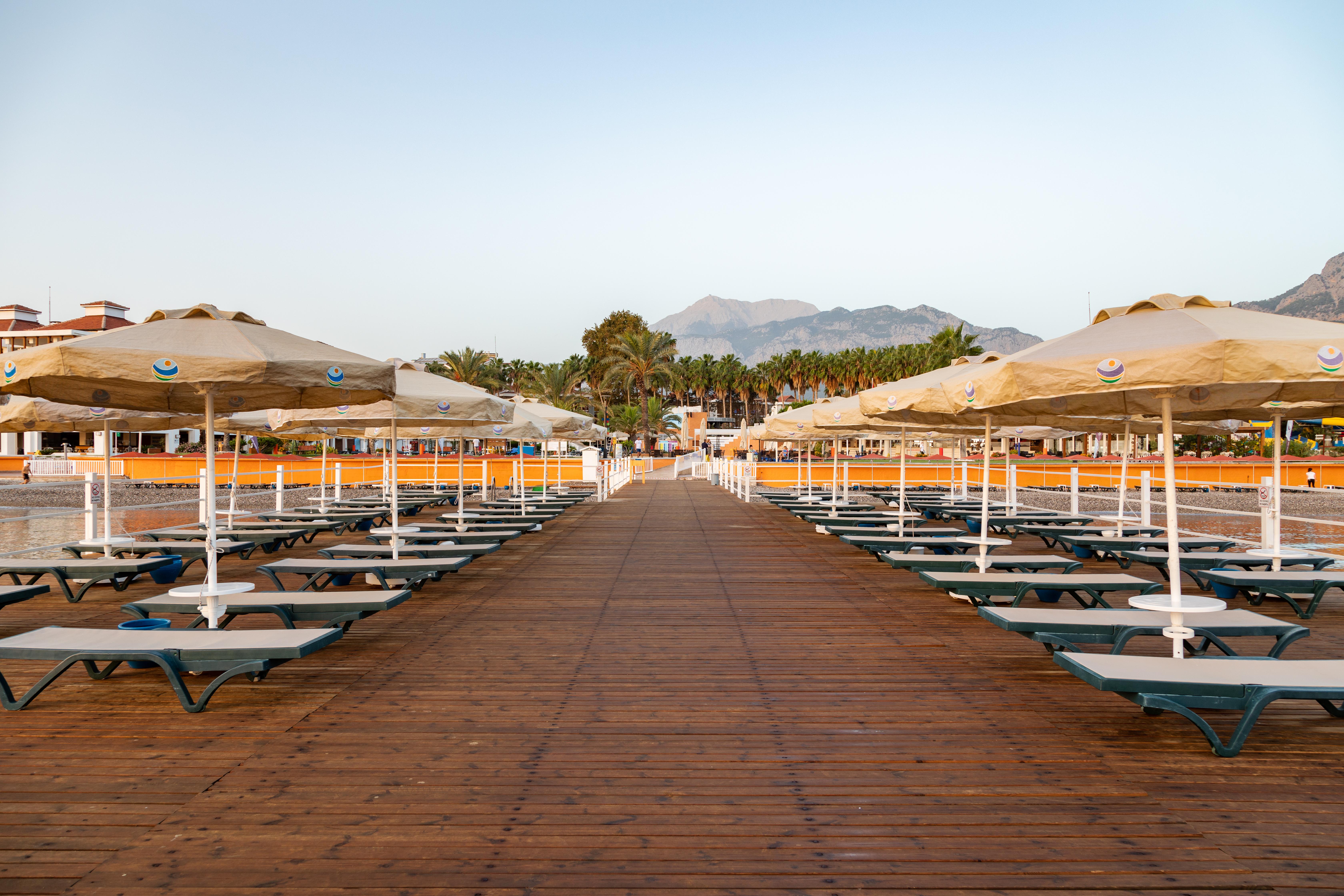 Aqi Hydros Club Hotel Kemer Exterior photo The beach at the resort